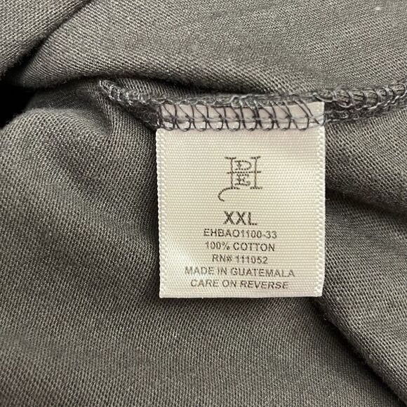 Ed Hardy NEW Men's Size XXL Crewneck Steel Gray S/S T-Shirt Eagle Skull Cotton - Picture 4 of 8